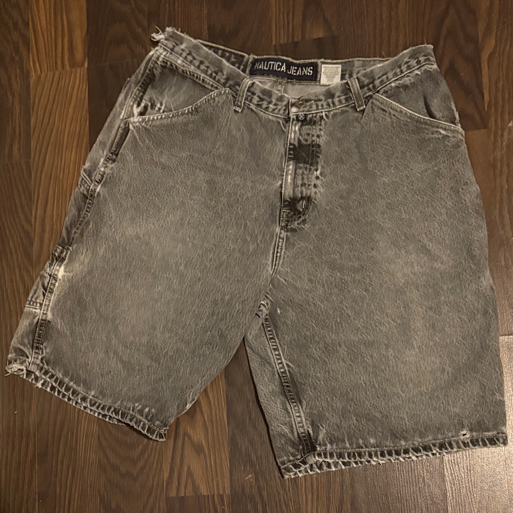 Nautica Men's Washed Black Jean Shorts